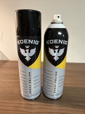 2 Pack - Koenig Spray Polish Multi-Surface Cleaner and Polish (17oz cans)