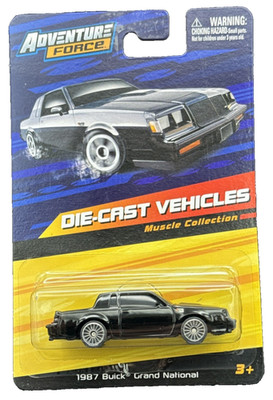 Maisto 2024 Adventure Force Black 1987 Buick Grand National 1:64 Scale