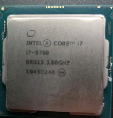 Intel Core i7-9700 SRG13 LGA1151 3.00GHz Eight Core Processor