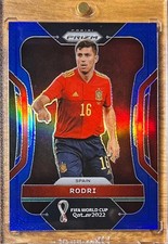 Rodri 2022 파니니 프리즘 FIFA World Cup 카드 Spain
