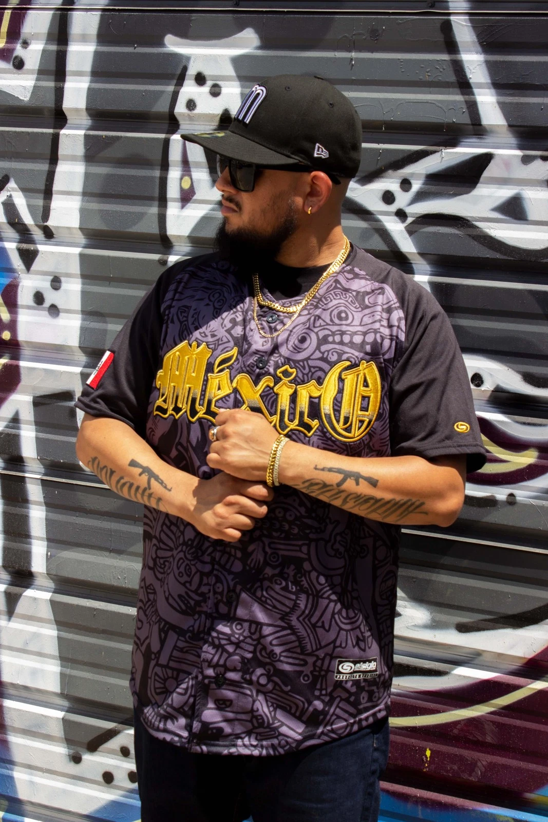 Aztec Warrior Mexico Baseball Jersey