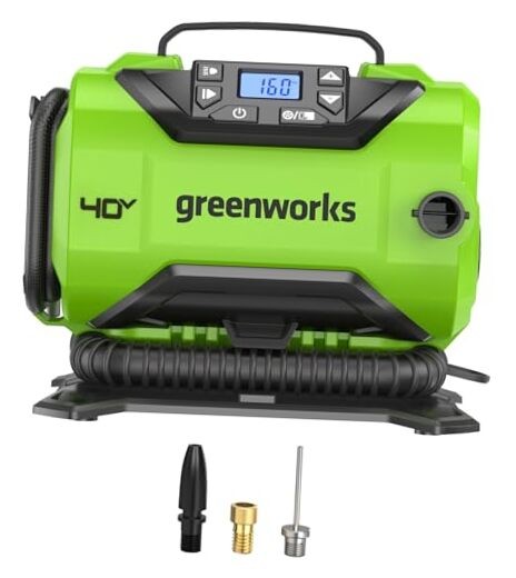  40V Cordless Tire Inflator, 160 PSI Portable Air Compressor
