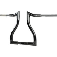 LA Choppers 1.5" Hammerhead Road Glide Handlebar Black 14" Rise Made in USA