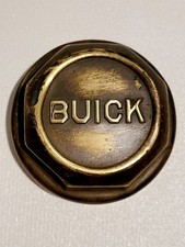 Antique Buick Brass Dust Coverhub Cap--1920s