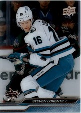 2023-24 Upper Deck Clear Cut Parallel #394 Steven Lorentz - HKY