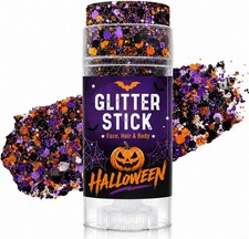 Halloween Glitter Stick for Face, Body  Hair Accessories for Women Kids