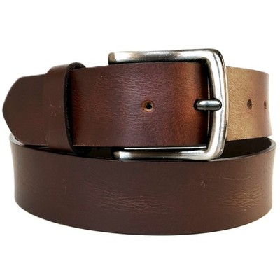 Men's Genuine Buffalo FULL GRAIN Thick Leather Heavy Duty Belt 1.5'' width