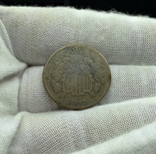 1867 2C Two Cent Piece R303