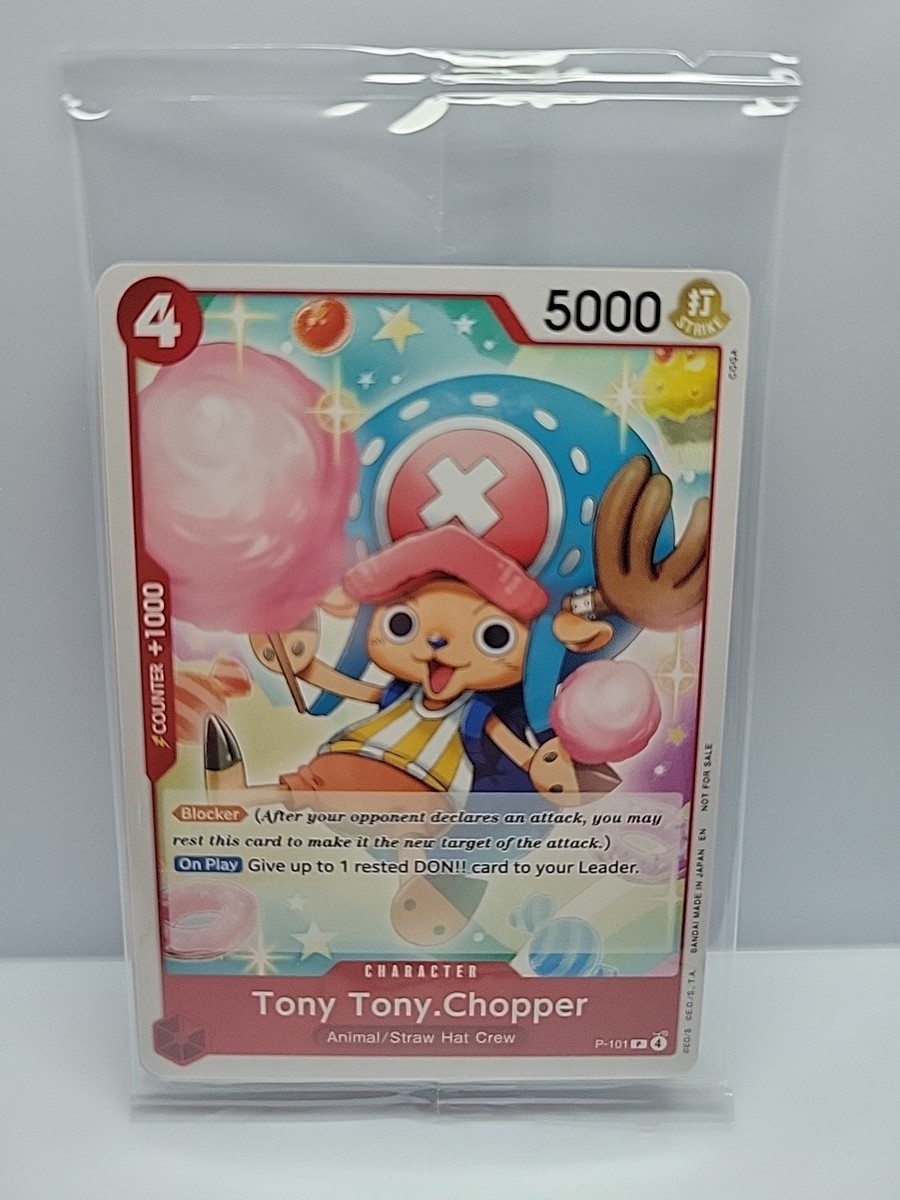One Piece Promo Pack P-101 to P-107 Gol D Roger Tony Tony Chopper
