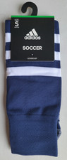 Unisex Size Small 13C-4Y Navy Blue/White Adidas Aeroready Soccer Sock 5149469B