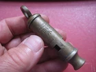 Original military WHISTLE with date 1941 maker J. Hudson BIRMINGHAM.
