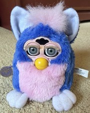 Furby Babies Little Baby Blue Pink Tiger Electronics Hasbro 1998 Interactive VID