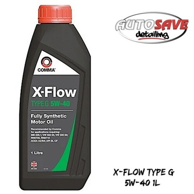 Comma - X-Flow Type G 5w-40 Fully Synthetic Car Engine Oil 1L