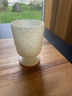 Fenton Vintage White Milk Glass Hobnail Toothpick Holder 2.875” Small Vase