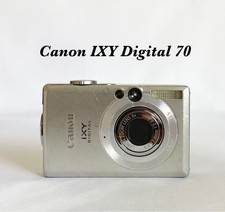 Canon IXY Digital 70 Silver Compact Camera Tested Excellent Condition
