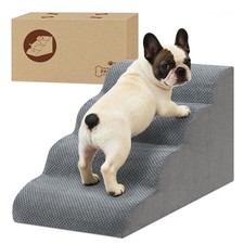 Dog Stairs for Couch, 4 Steps 15.8" H Non-Slip Pet Stair, Balanced Stable Pet...