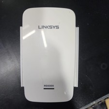 Linksys RE6300 WiFi Range Extender Boost Compatible with Any Router, White