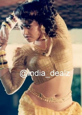 Sexy Busty Indian Model Female Actor Silk Smitha Photo Photograph Risque SIL 048
