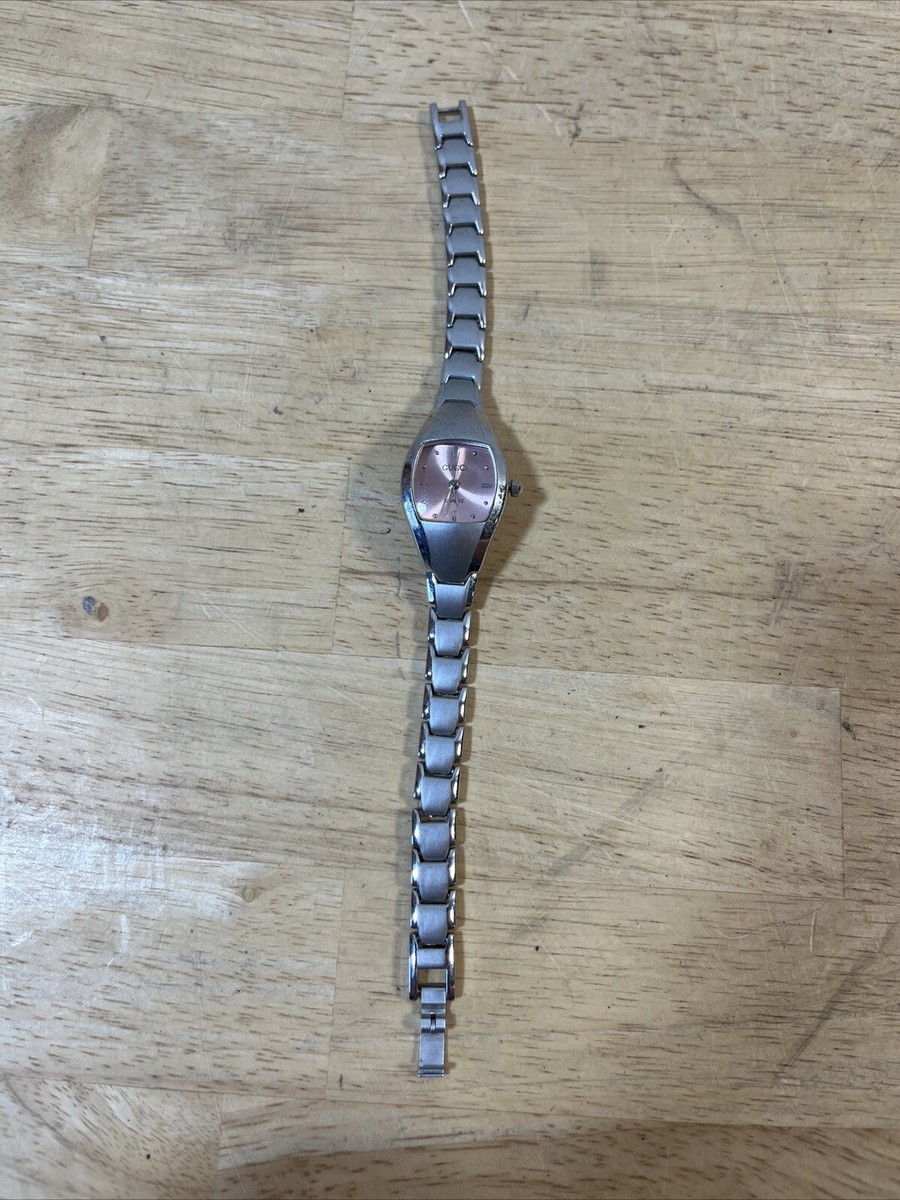 ジャンク品　GUCCI ステンレススチール スクエア時計 GUCCI グッチ 3600L G スクエア 腕時計 ステンレススチール/SS