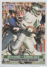 1991 Pro Set Keith Byars #255 1hb4