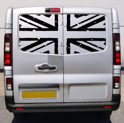 to fit LARGE VAUXHALL OPEL VIVARO, UNION JACK, CAMPERVAN STICKER, DECAL, GRAPHIC