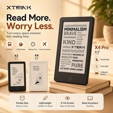 XTEINK X4Pro 3.7" E-Reader E-Ink Screen 16GB Portable Ebook Reader