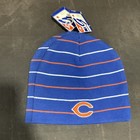 Youth Chicago Bears Blue Beanie striped The Game Collegiate Licensed Product Lot — photo 10