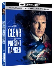Clear and Present Danger (Blu-ray) Harrison Ford Anne Archer Willem Dafoe
