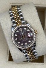 Rolex Datejust 31 278383RBR Two-Tone Diamond Bezel Mother-of-Pearl Dial Watch