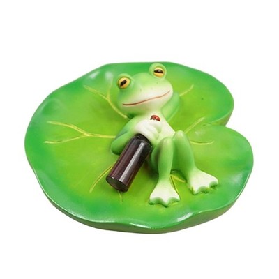Floating Frogs Statue Child Friendly Resin Outdoor Home Accent Piece