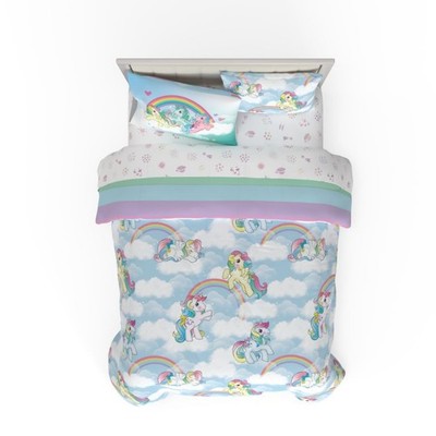 My Little Pony 7 Piece Full Size Bedding Set Retro Comforter and