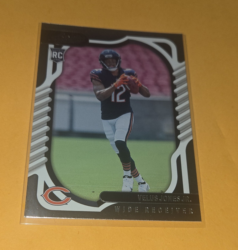 Panini 2022 Absolute Football Velus Jones Jr. Chicago Bears Rookie #130
