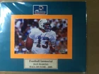 Autograph Dan Marino 4x6 color photo mounted to 8x10 w/coa