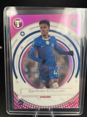 Estêvão Willian Pink RC /15   Topps Pristine   Chelsea Rookie