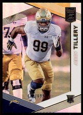 2019 Donruss Elite Jerry Tillery #186 Football