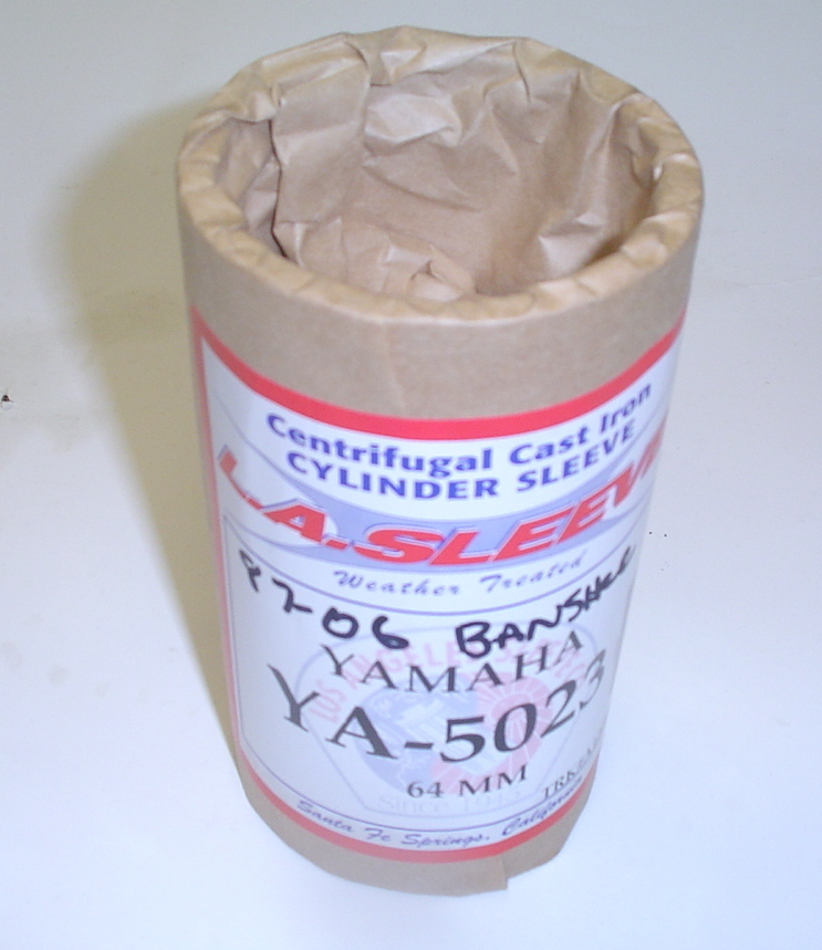 YAMAHA BANSHEE YFZ350 LA SLEEVE CAST IRON CYLINDER LINER YA5023 3061FA ADVANCED eBay