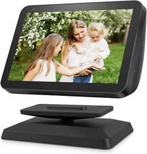 Stand for Echo Show 8, Adjustable Mount Accessory Smart Speaker 360 Degree Sw..