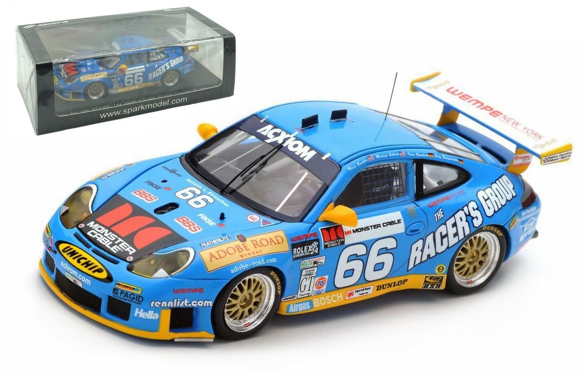 Spark Porsche 911 (996) Gt3 RS #66 Winner 24h Daytona 2003 Model