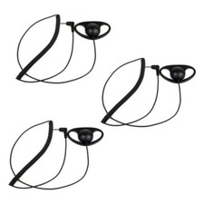 3Pcs 3.5MM Listen Only D Shape Earphone Headset Earpiece Earhook For SPEAKER MIC