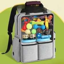 20L Oxford Cloth Pet Large Capacity Outdoor Bag Out Tableware Set Placemat&Bowls