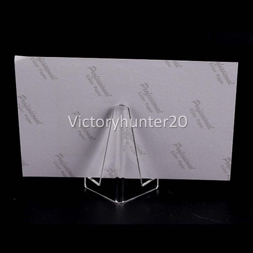 Card Stand Graded Cards Display Stand Coins Small Box Paper Clip Holder Set 10X - Picture 9 of 11