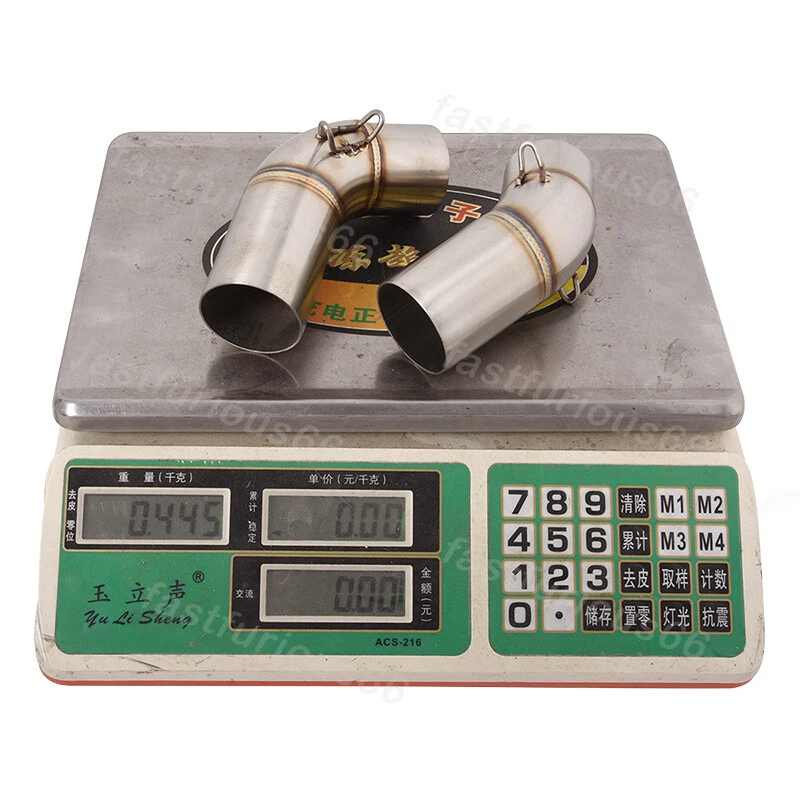 Exhaust Mid Link Pipe Connect 51MM Tips For Ducati Monster 696 695 795 796 1100 - Изображение 3 из 4