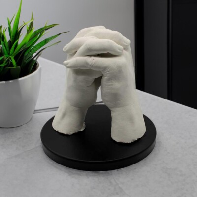 Handguss Set Hand 3D Gießform Neugeborenes Paar Jahrestag Bildhauerei Geschenk