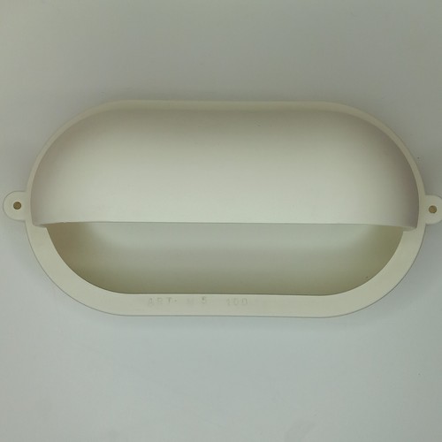 PLAFONIERA DA ESTERNO PER PARETE BIANCA plastica e vetro IP44 uso esterno E27 - Foto 13 di 17