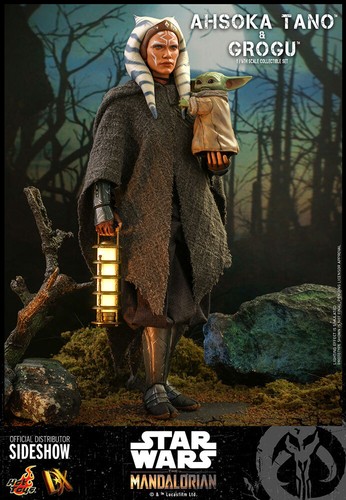 Juego de figuras a escala 1:6 de Hot Toys Star Wars Ahsoka Tano & Grogu The Mandalorian DX21 - Imagen 10 de 18