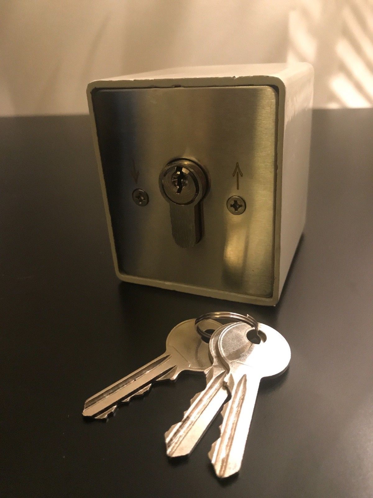 ROLLER SHUTTER KEY SWITCH - THREE KEYS - GEBA EQUIVALENT REPLACEMENT ...