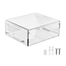 for Mac-Mini M4 Acrylic Protective Shell Support Table Bottom Wall St D2P3