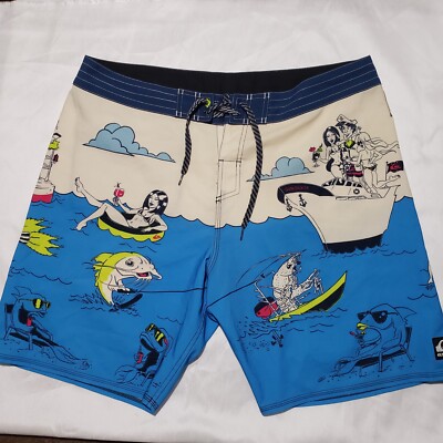 Quicksilver Swim Trunks Men s Alph Male Ladies Man Yacht Board Shorts