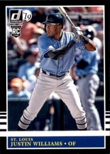 2019 Panini Donruss Retro 1985 Variations Rookie #215 Justin Williams Cardinals