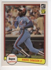 1982 DONRUSS ANDRE DAWSON BASEBALL CARD #88 EX
